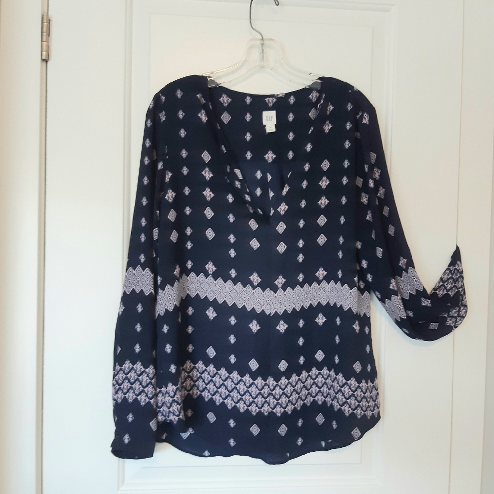 Navy GAP Blouse